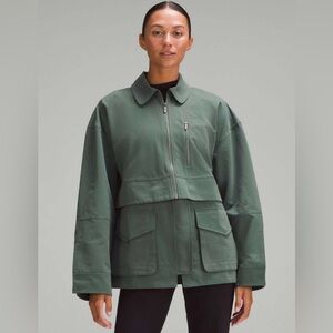 Lululemon Glyde 2-in-1 Adaptable Jacket Dark Forest Size Small Womens EUC $198